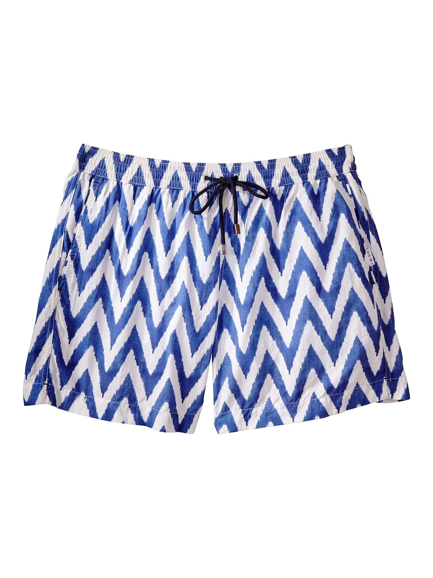 South Beach Chevron Swim Shorts for Men - Quick Dry, Comfortable Swim Trunks for Beach, Pool & Vacation | Stylish Summer Swimwear