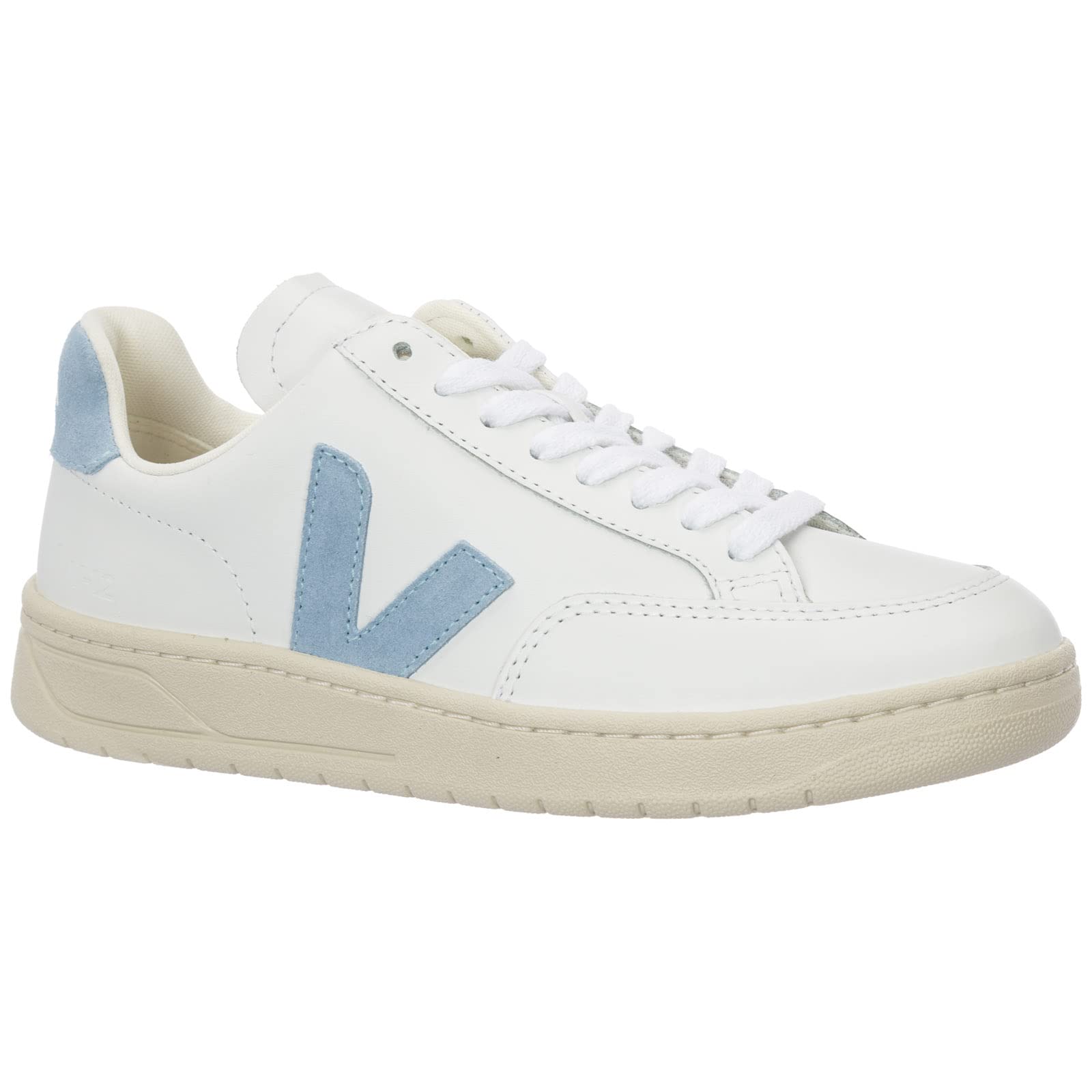 Veja Women's V-12 Sneakers - Extra White Leather Vegan Eco-Friendly Fashion Shoes for Casual Wear, Running & Everyday Outfits