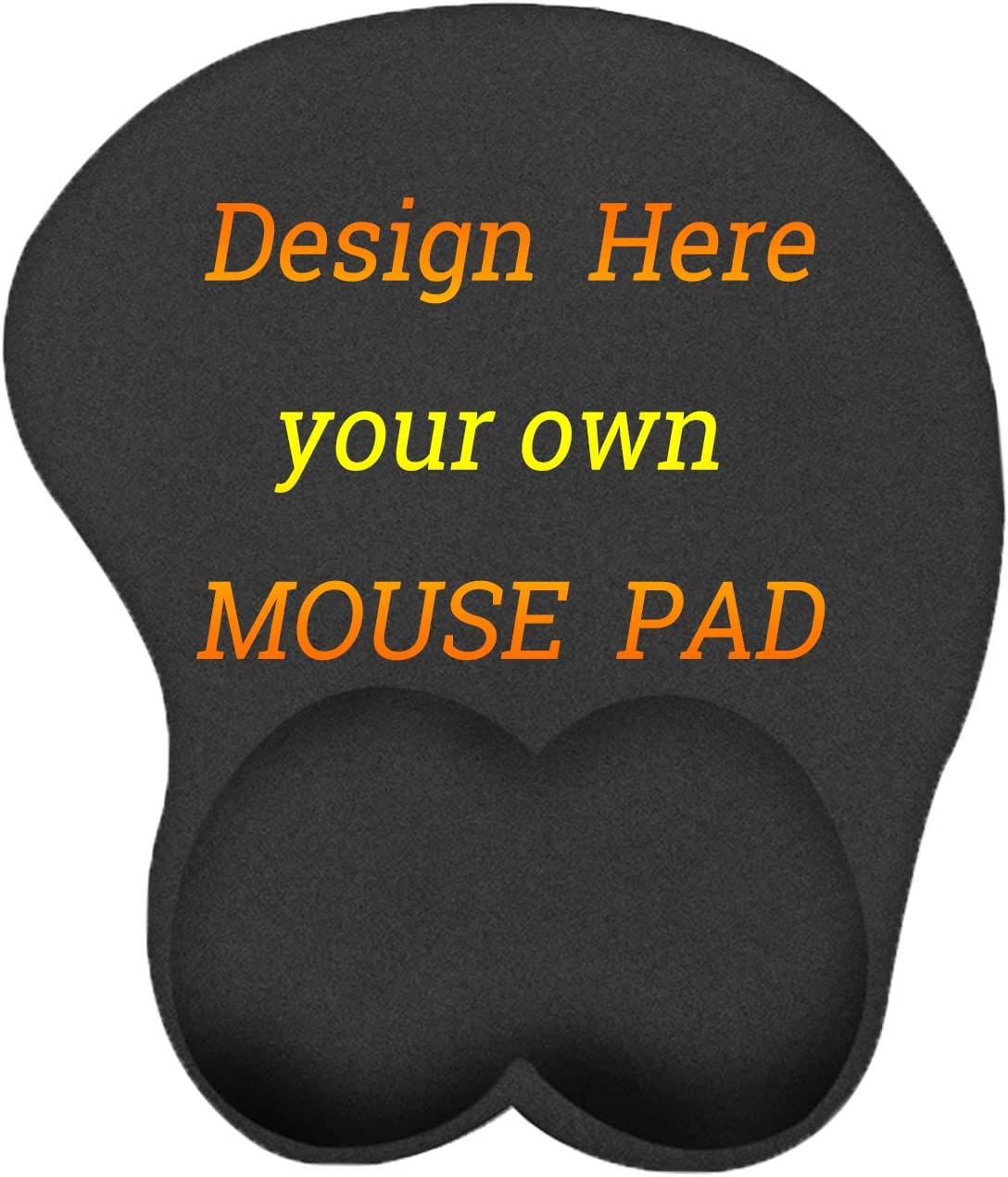 Custom Gaming Mouse Pad with Photo Personalization & Wrist Support - Non-Slip Rubber Base Ergonomic Mouse Mat for PC, Laptop, Office & Home Use - Perfect for Gamers, Anime Fans & Computer Workstations