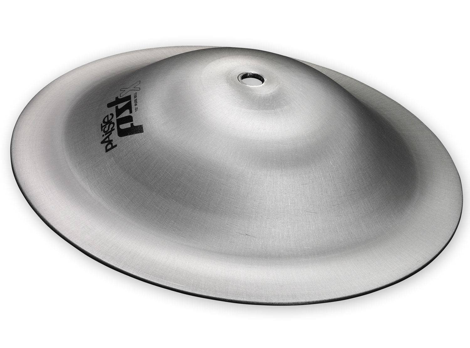 Paiste 10 Inch PST X Pure Bell Cymbal - Premium Brass Instrument for Drum Kits | Perfect for Live Performances, Studio Recording & Drum Practice