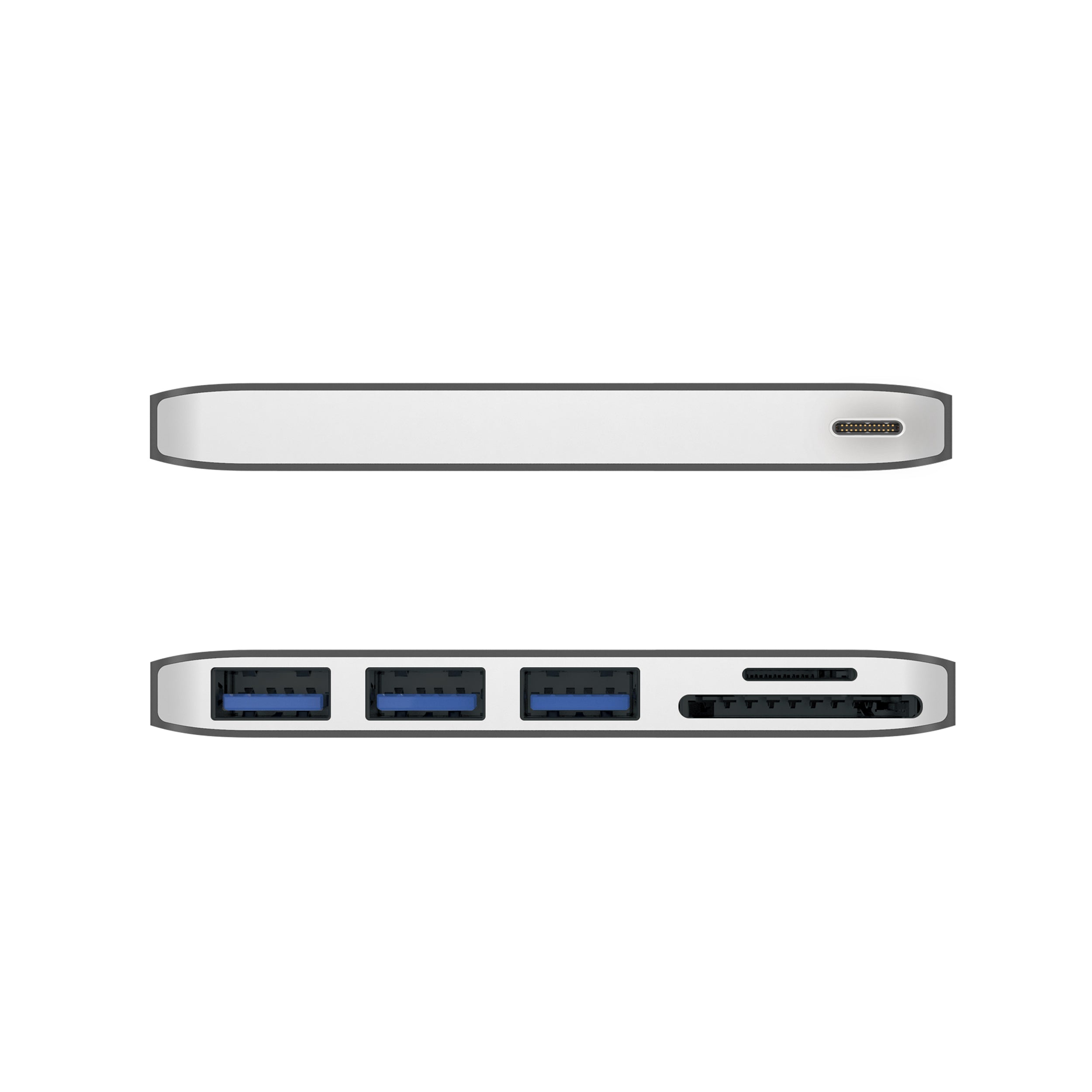 USB C™ UltraDrive MiniDock® - 6-in-1 Multiport Hub with 4K HDMI, USB 3.0, SD/TF Card Reader - Perfect for MacBook Pro, Chromebook & Windows Laptops - Home Office & Travel Essential