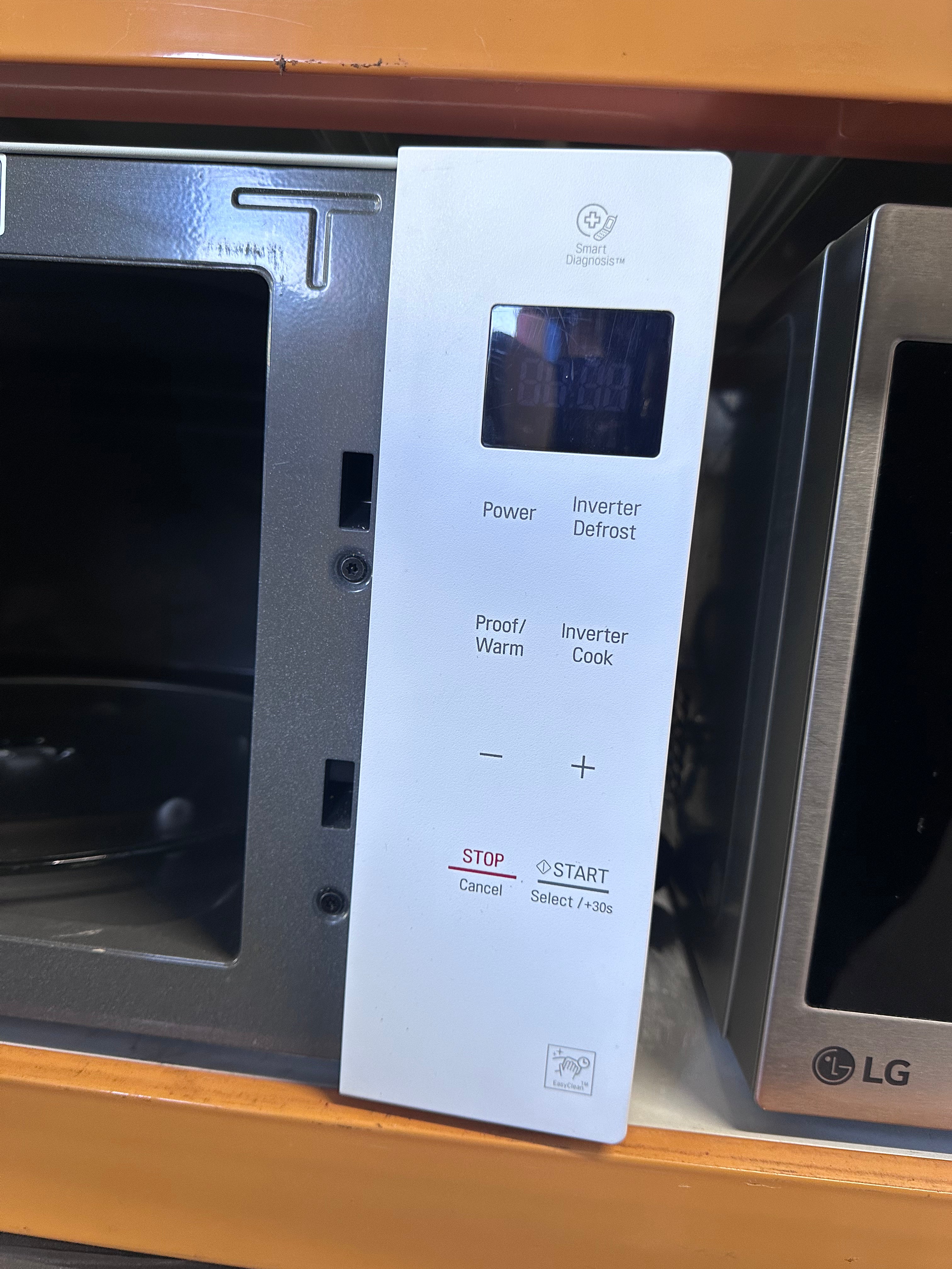LG MS4236DW 1200W Inverter Microwave Oven - Countertop, Sensor Cooking, Energy Efficient [Factory Refurbished] for Kitchen, Dorm, Office & Small Spaces