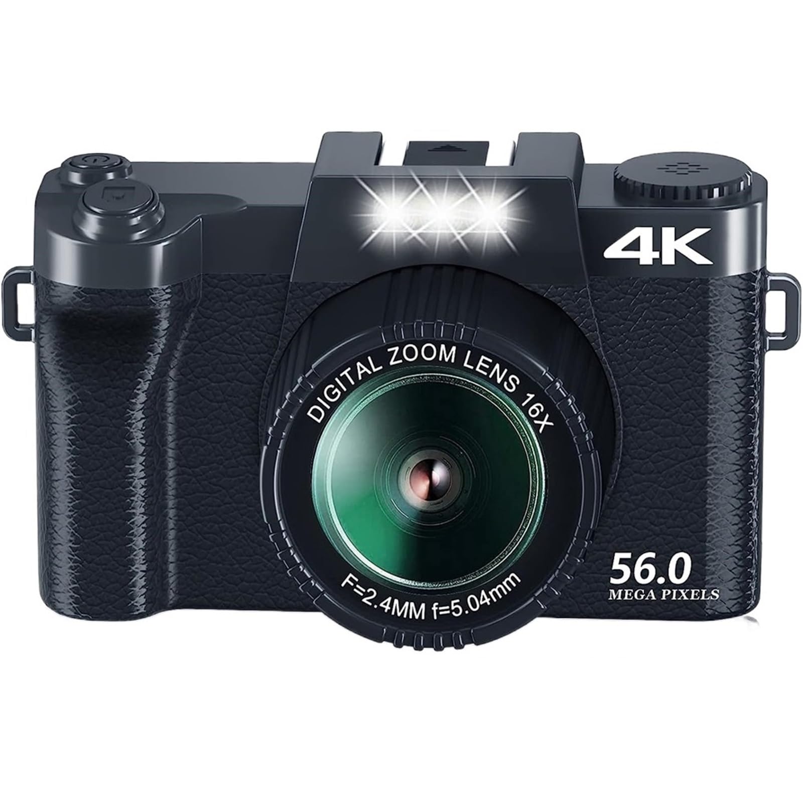 **MZZYG 56MP 4K Digital Camera with Auto Focus, WiFi & 3