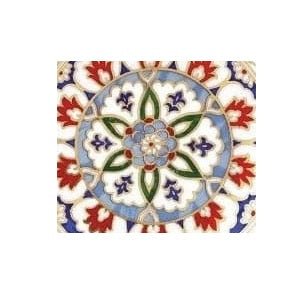 Handmade Turkish Porcelain Plate - 13cm Decorative Ceramic Dish for Home Decor, Souvenirs & Gifting | Perfect for Dining, Display & Turkish-Themed Parties