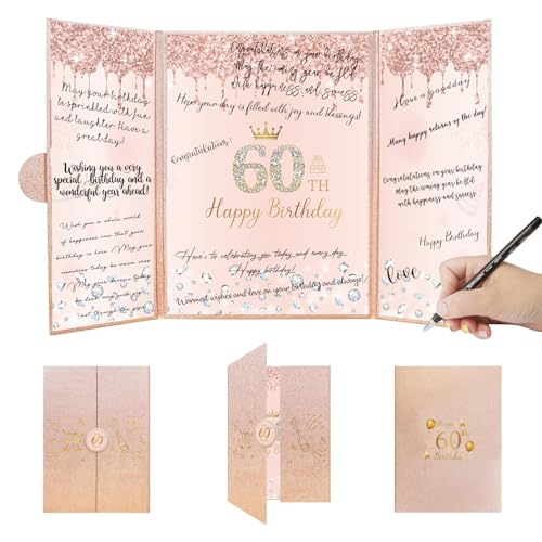 Rose Gold 60th Signature Book