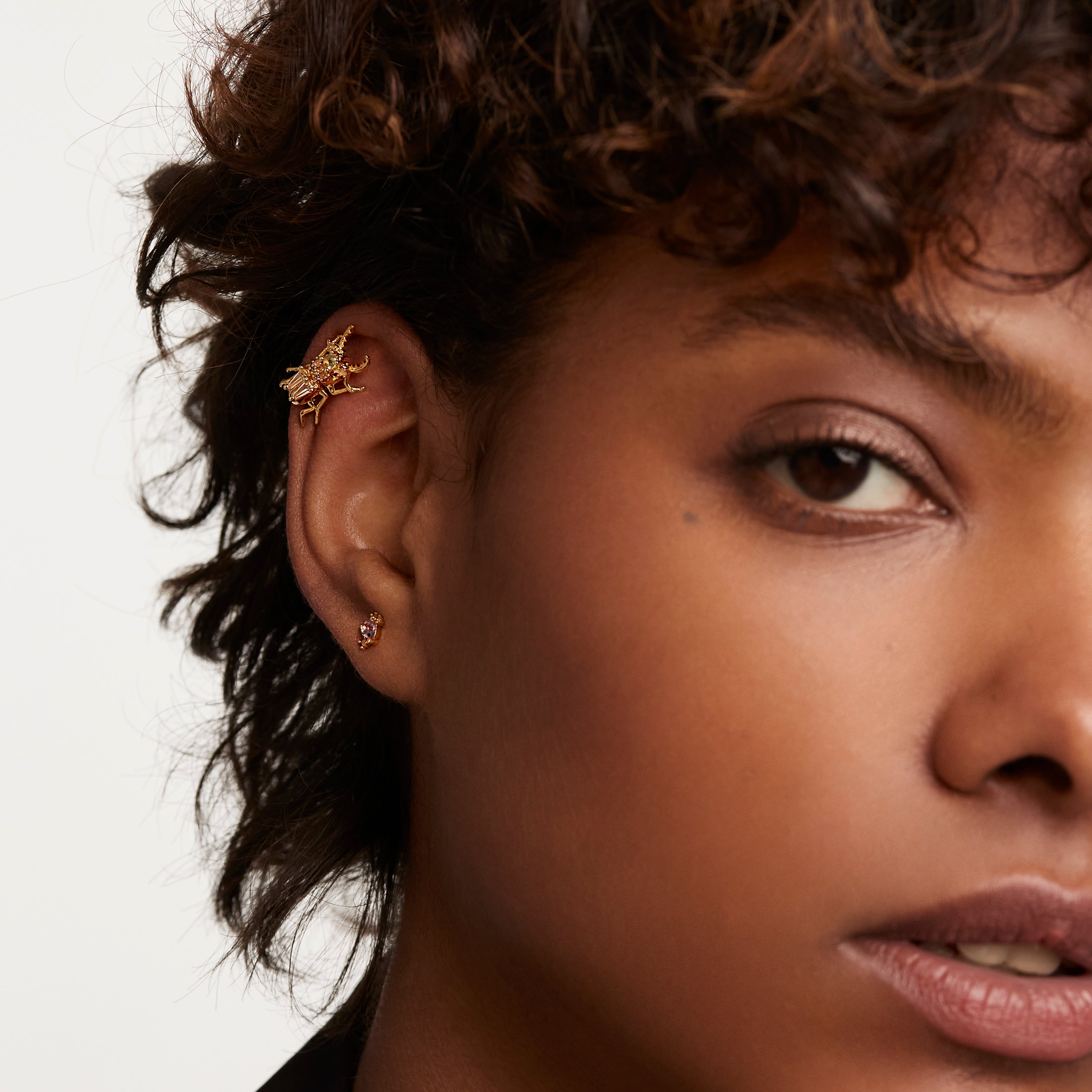 Stylish Courage Beetle Earrings for Women - Unique Handmade Jewelry Gift for Her - Perfect for Parties, Weddings & Everyday Wear