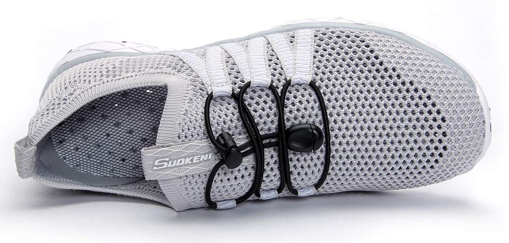 SUOKENI Women's Quick-Dry Slip-On Water Shoes - Lightweight Aqua Socks for Beach, Pool, Surfing & Water Sports | Perfect for Swimming, Kayaking, and Outdoor Activities
