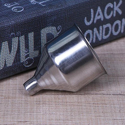 Premium Stainless Steel Kitchen Funnel - Wide Mouth Canning Funnel with Filter for Liquid Transfer - Essential Cooking & Baking Tool for Home, Restaurant & DIY Projects