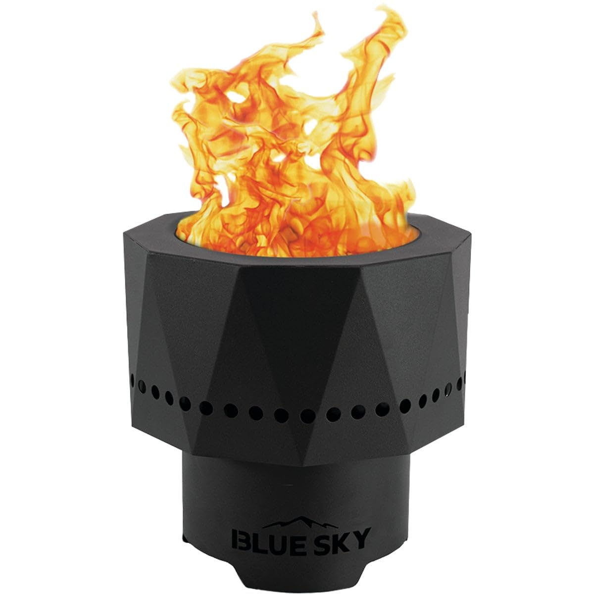 Blue Sky Outdoor Living Pike Ultra Portable Fire Pit - Smokeless Camping Fire Pit with Carry Bag, Black - Perfect for Backyard, Beach, and Camping Trips