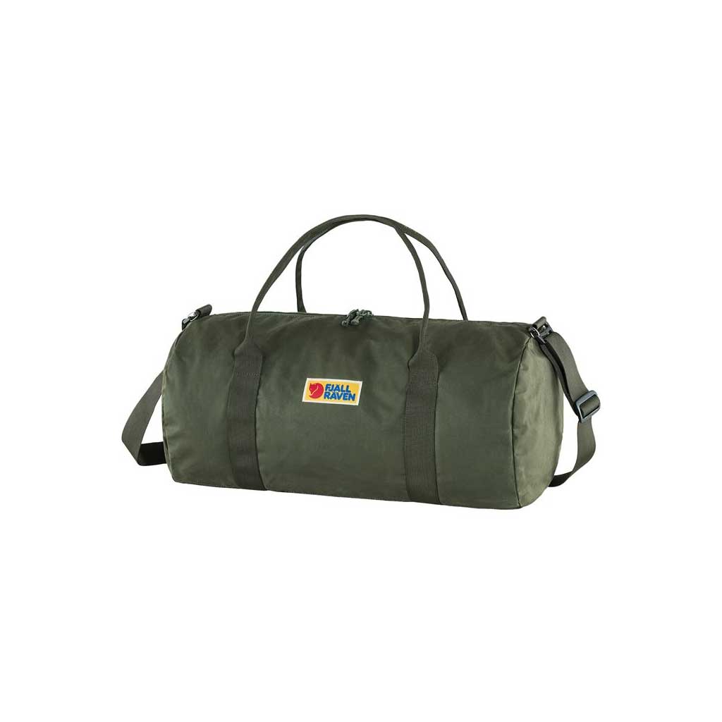 Fjallraven Vardag Duffle 30L Travel Duffel Bag - Waterproof, Durable & Lightweight for Outdoor Adventures, Gym & Weekend Trips in Deep Forest Green