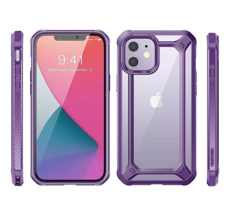 iPhone 12 6.1 Inch (2020) SUPCASE UB EXO Series Premium Hybrid Protective Clear Case - Shockproof & Scratch Resistant for Everyday Use, Outdoor Activities & Travel Protection