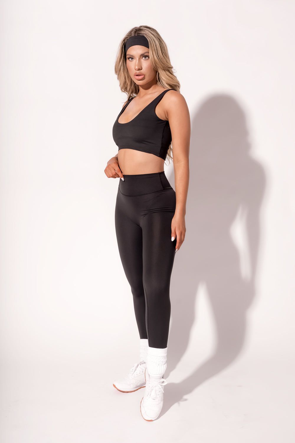 Subtle Scrunch Legging for Women - High Waisted Tummy Control Yoga Pants - Black - Perfect for Workout, Yoga & Lounge Wear