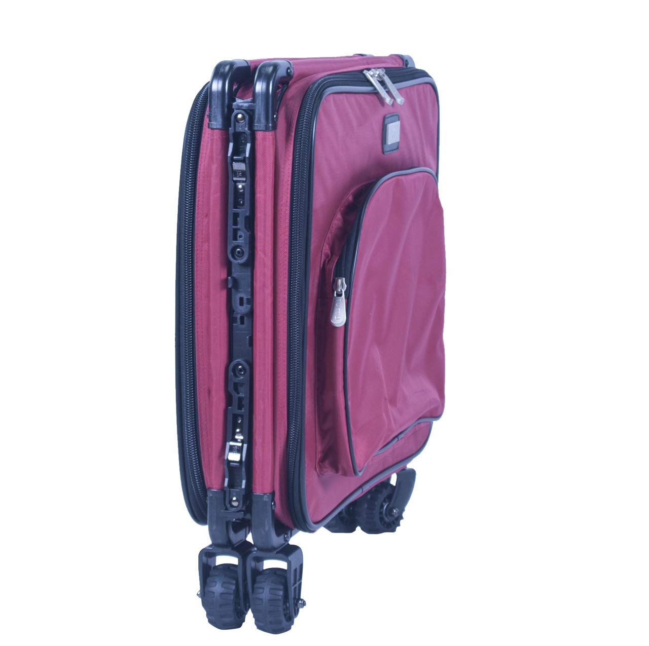 Tutto Serger Tote on Wheels - 17 Inch Rolling Sewing Machine Bag in Cherry Red | Perfect for Quilting, Craft Fairs & Sewing Classes