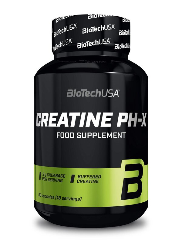BioTechUSA Creatine PH X 210 Capsules - Premium Creatine Supplement for Muscle Growth & Strength - Ideal for Bodybuilding, Workout & Fitness Training