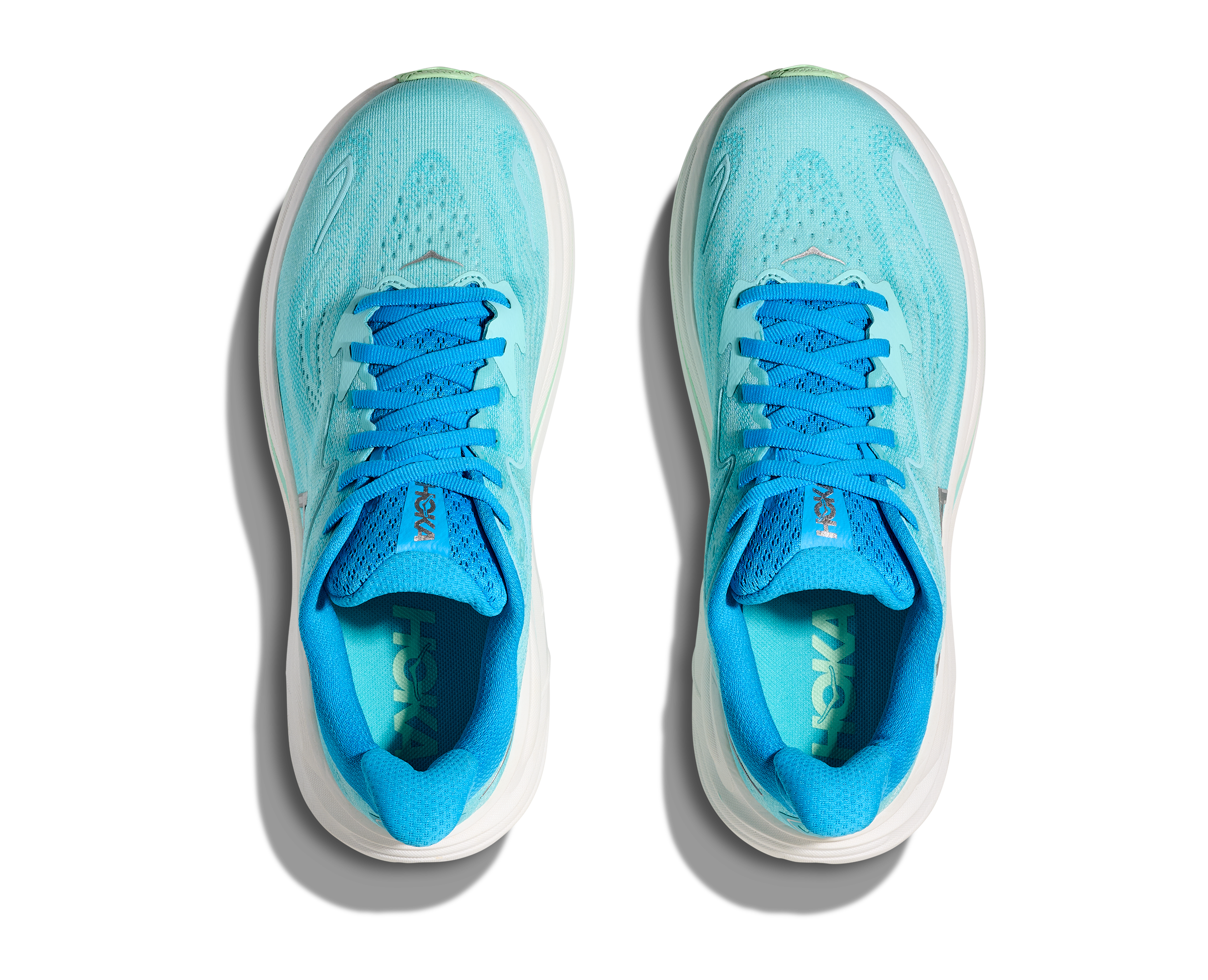 HOKA Women's Clifton 10 WIDE Running Shoes - Skyward Blue/Cielo Blue - Lightweight Cushioned Sneakers for Road Running, Jogging & Gym Workouts