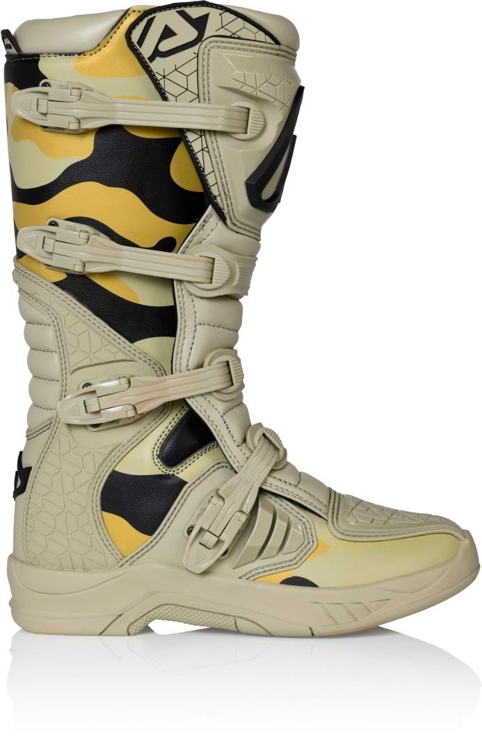 X-TEAM Men's Red & White Hiking Boots - Lightweight, Waterproof & Durable for Outdoor Adventures, Camping & Trail Walking