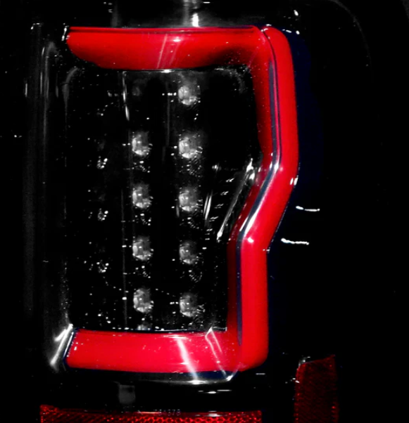 Ford F150 2004-2008 Smoked OLED Straight Tail Lights - Upgrade Your Truck's Rear Lighting for Night Driving & Enhanced Style
