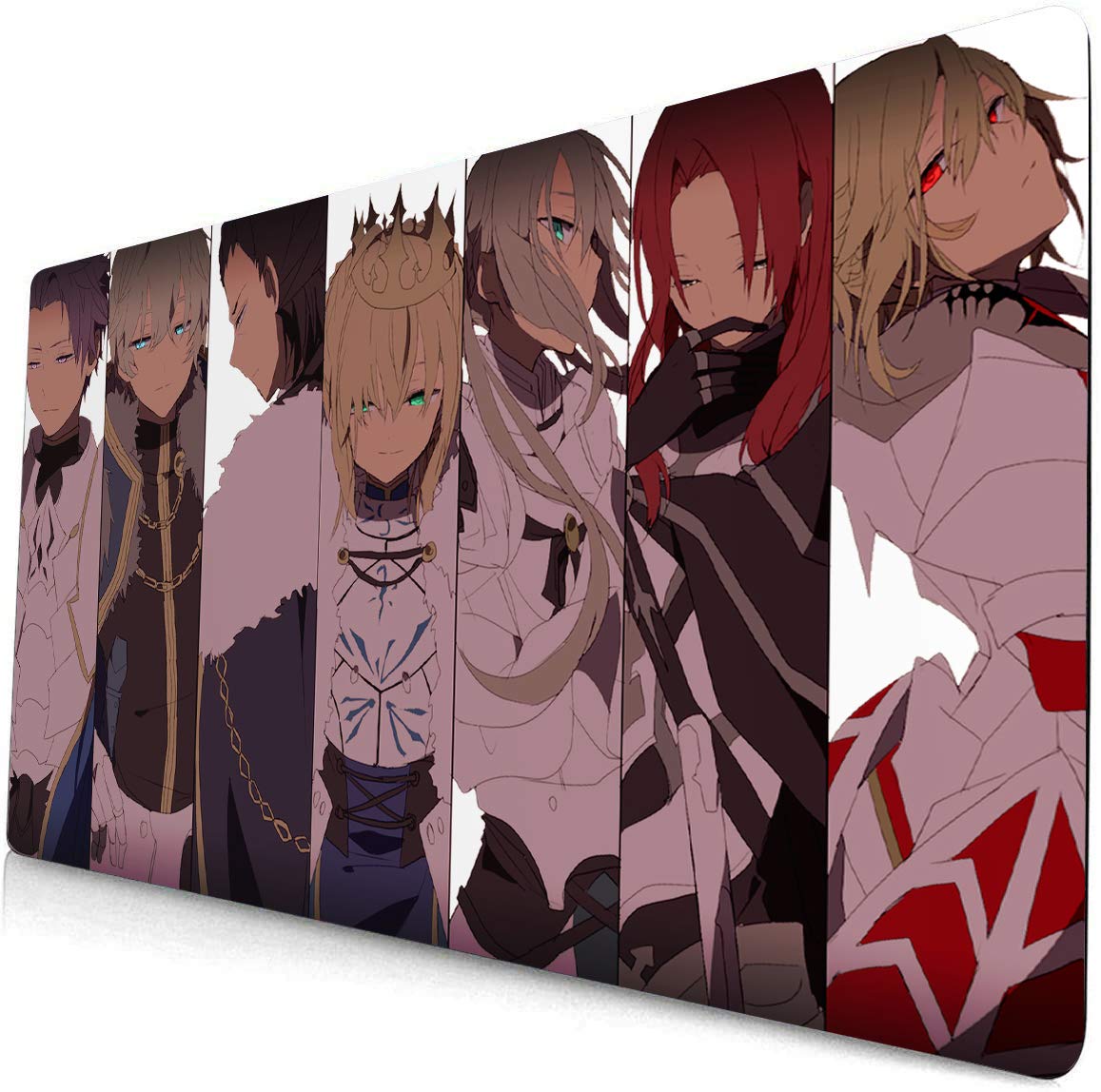 Fate Stay Night Anime Mouse Pad - Large Gaming Desk Mat for Computer & Keyboard - Saber Alter Fate Grand Order Gamer Accessory - Perfect for PC Gaming & Office Work