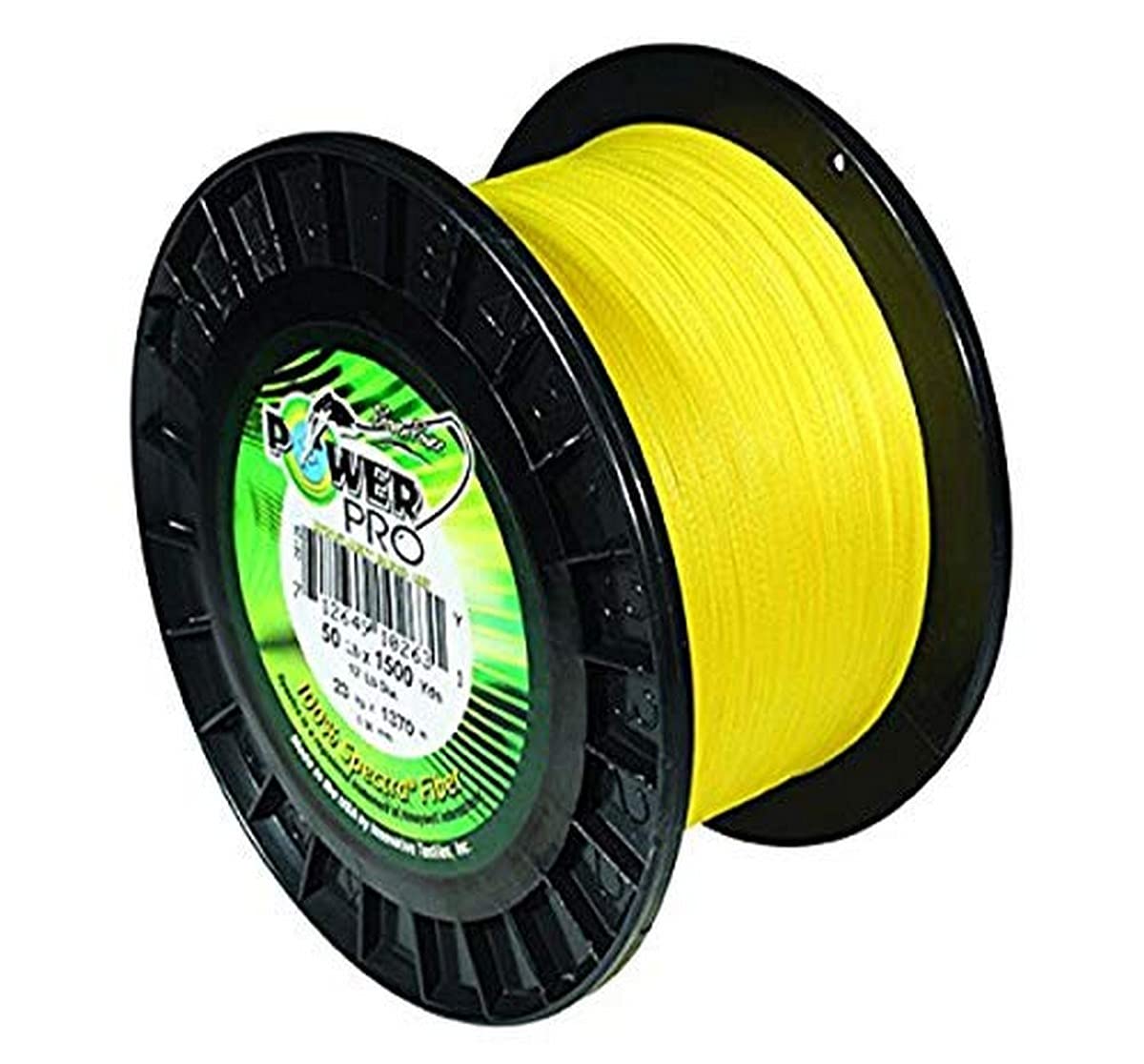 Power Pro MaxCuatro 65LB 1500YD Braided Fishing Line - High Strength, Smooth Casting for Saltwater & Freshwater Fishing, Trolling, and Bass Angling