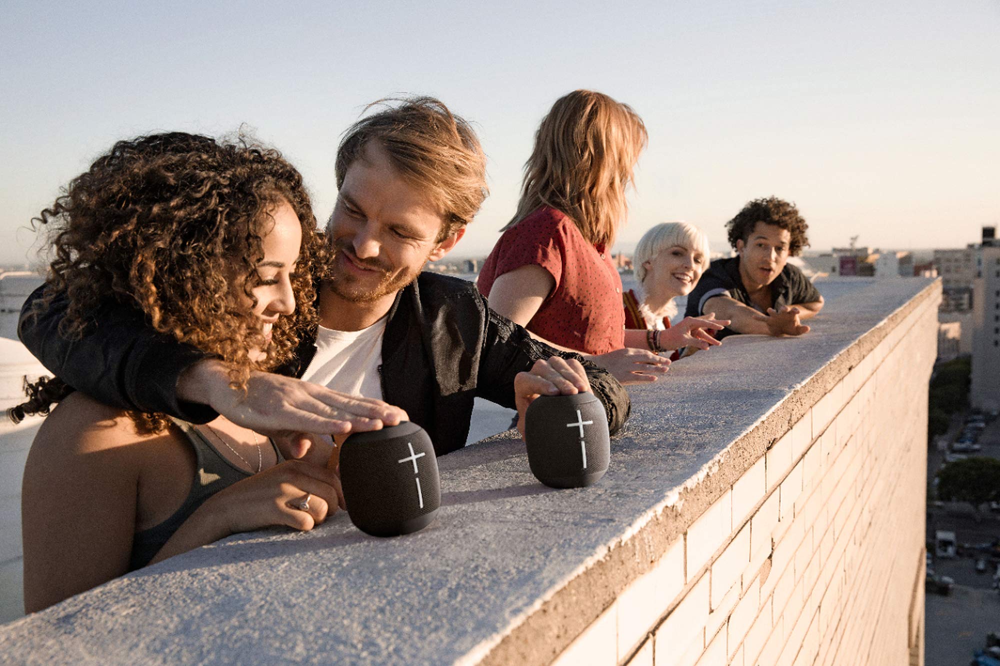 Logitech Ultimate Ears UE WONDERBOOM 2 Wireless Bluetooth Speaker - Waterproof Portable Boom Box with Double-Up Connection, Deep Space (Renewed) - Perfect for Outdoor Adventures, Pool Parties & Travel