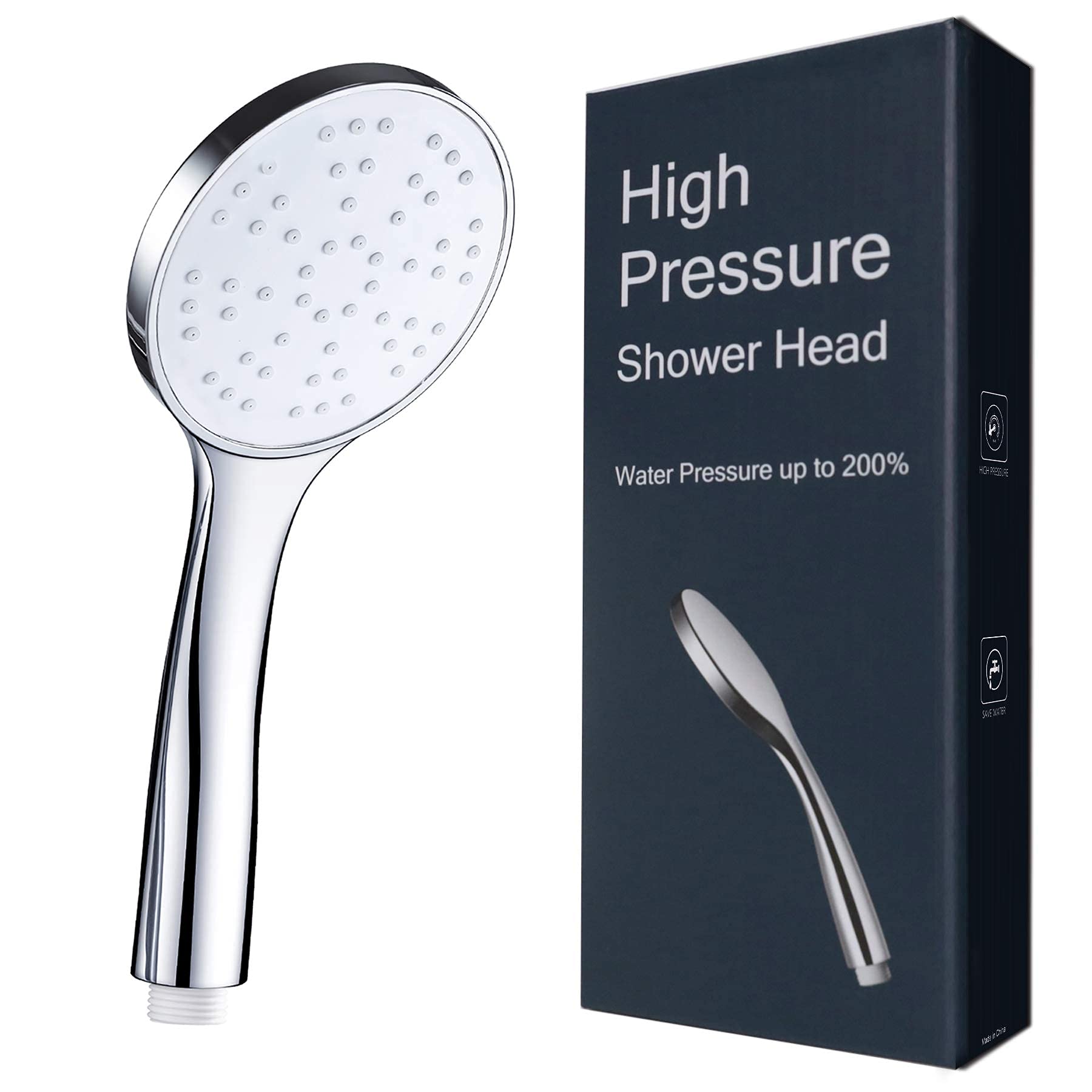 Dothnix High Pressure Water Saving Shower Head - Eco-Friendly Chrome Showerhead with Spa Massage for Relaxing Bathroom Experience | Perfect for Home, Hotel & Gym Use