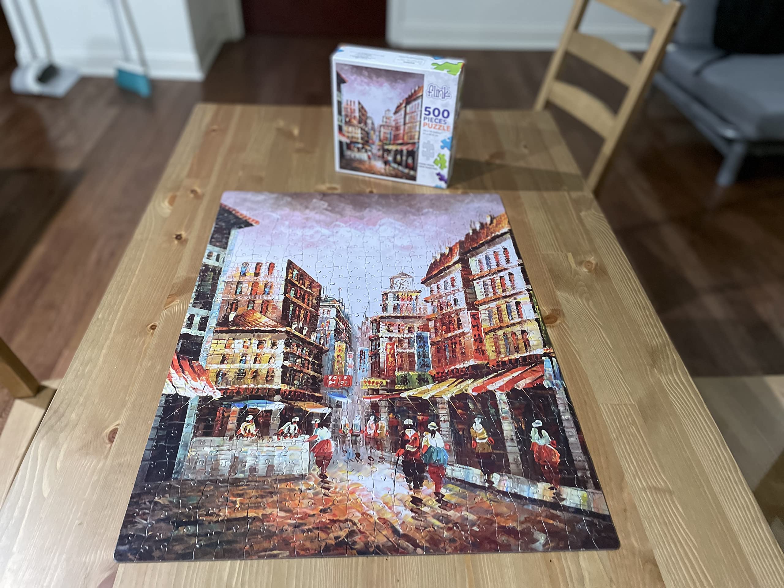 500-Piece Hong Kong Skyline Jigsaw Puzzle for Adults - Scenic Cityscape Art Puzzle for Home Decor & Relaxation