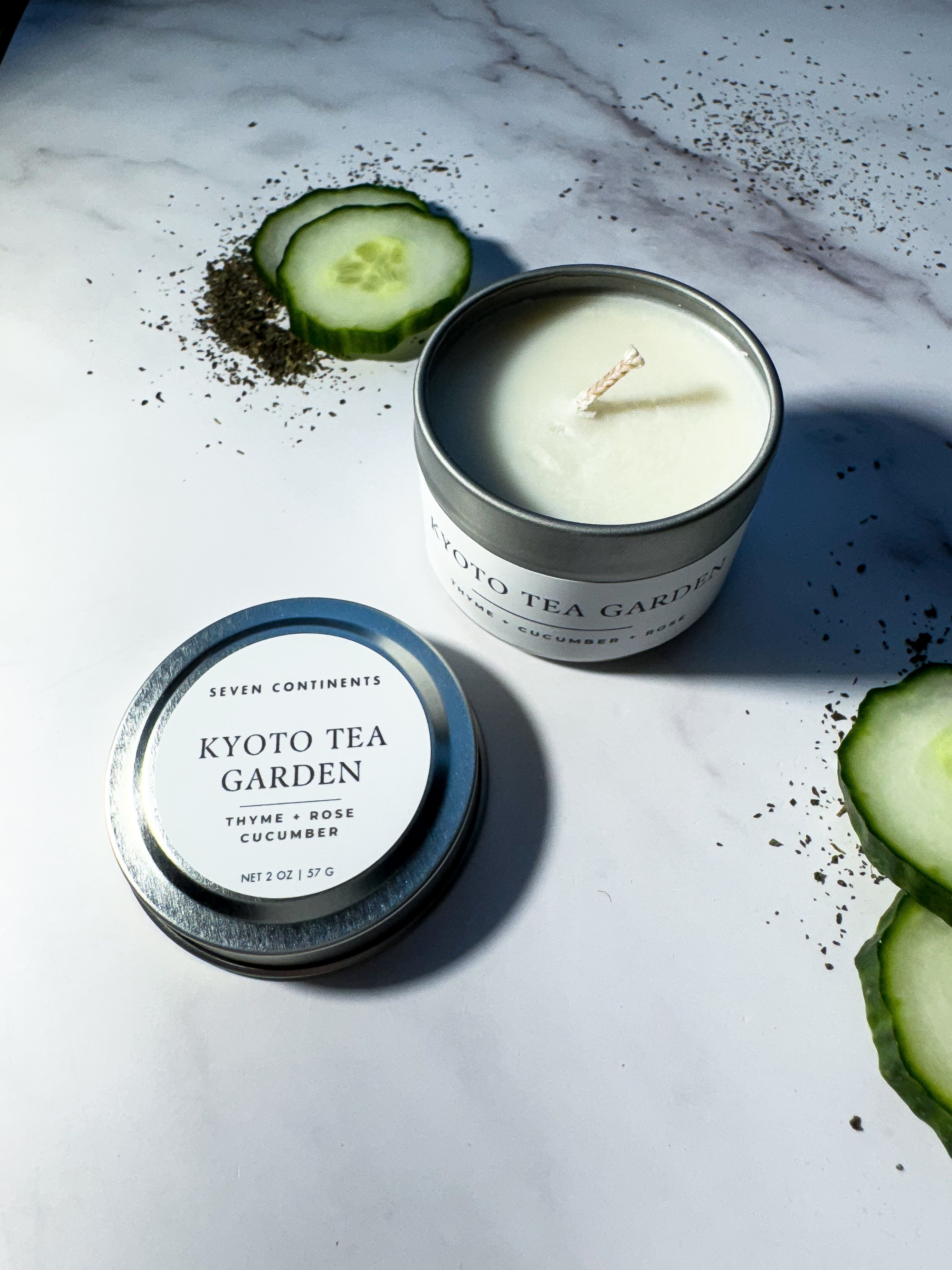 Kyoto Tea Garden Scented Soy Wax Mini Candle - Aromatherapy for Relaxation & Home Decor | Perfect for Meditation, Spa Nights & Cozy Evenings