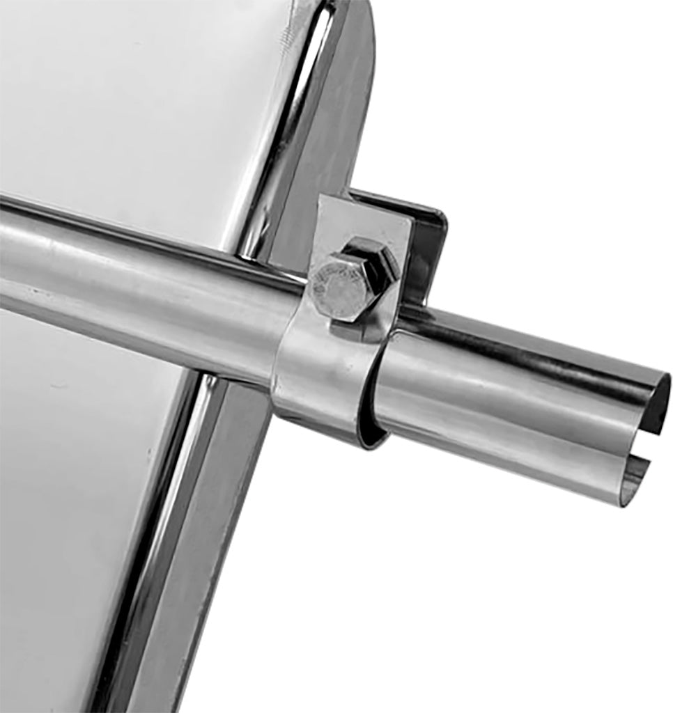 Fortpro 24x24 Quarter Fenders Heavy Duty Stainless Steel Truck Fender Pair Set - Compatible with Freightliner, Kenworth, Mack Trucks | F245690 | Perfect for Semi-Truck Protection & Road Safety