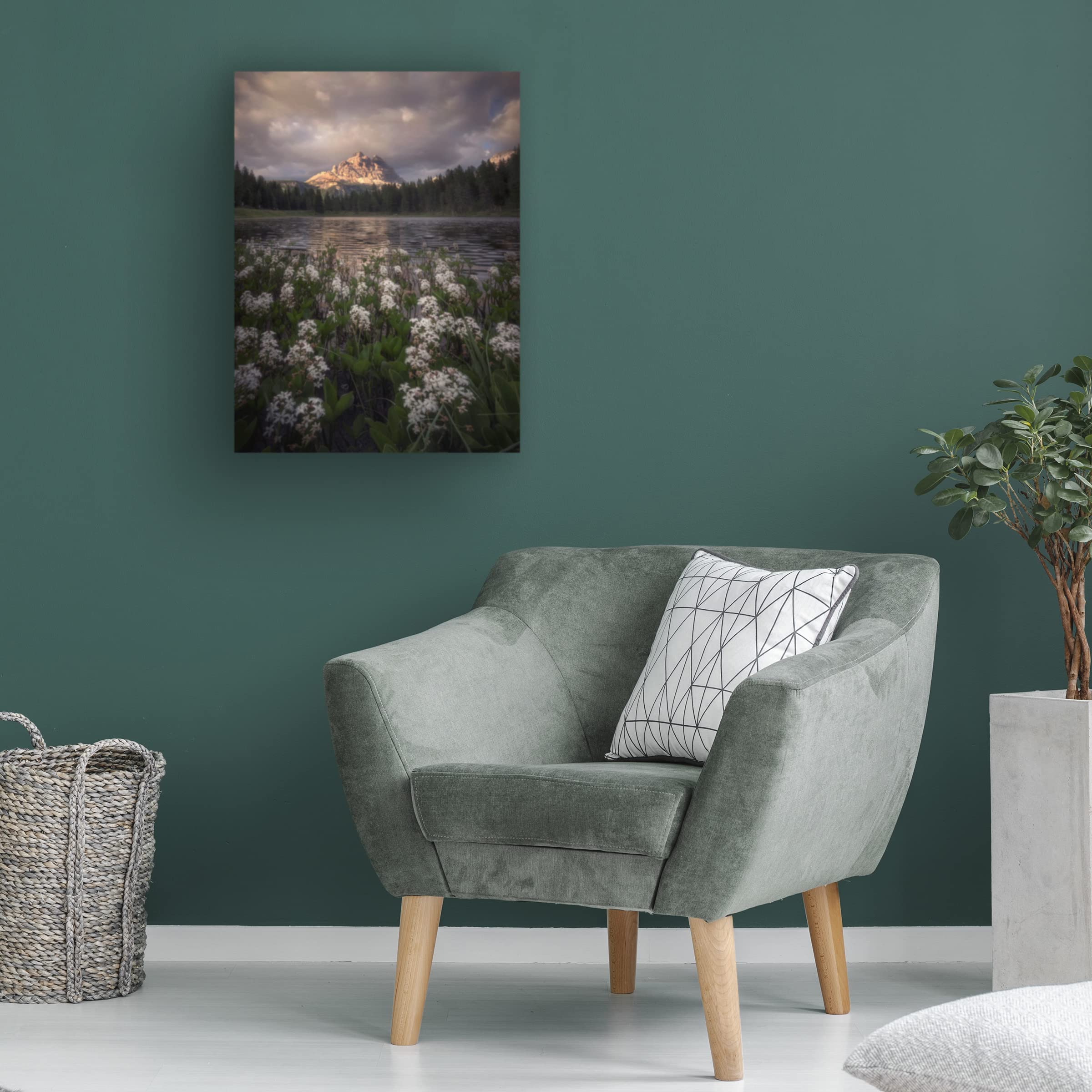 Ricardo Gayan 'Flowering' Canvas Wall Art Print - Modern Botanical Home Decor for Living Room, Bedroom & Office | Trademark Fine Art Collection
