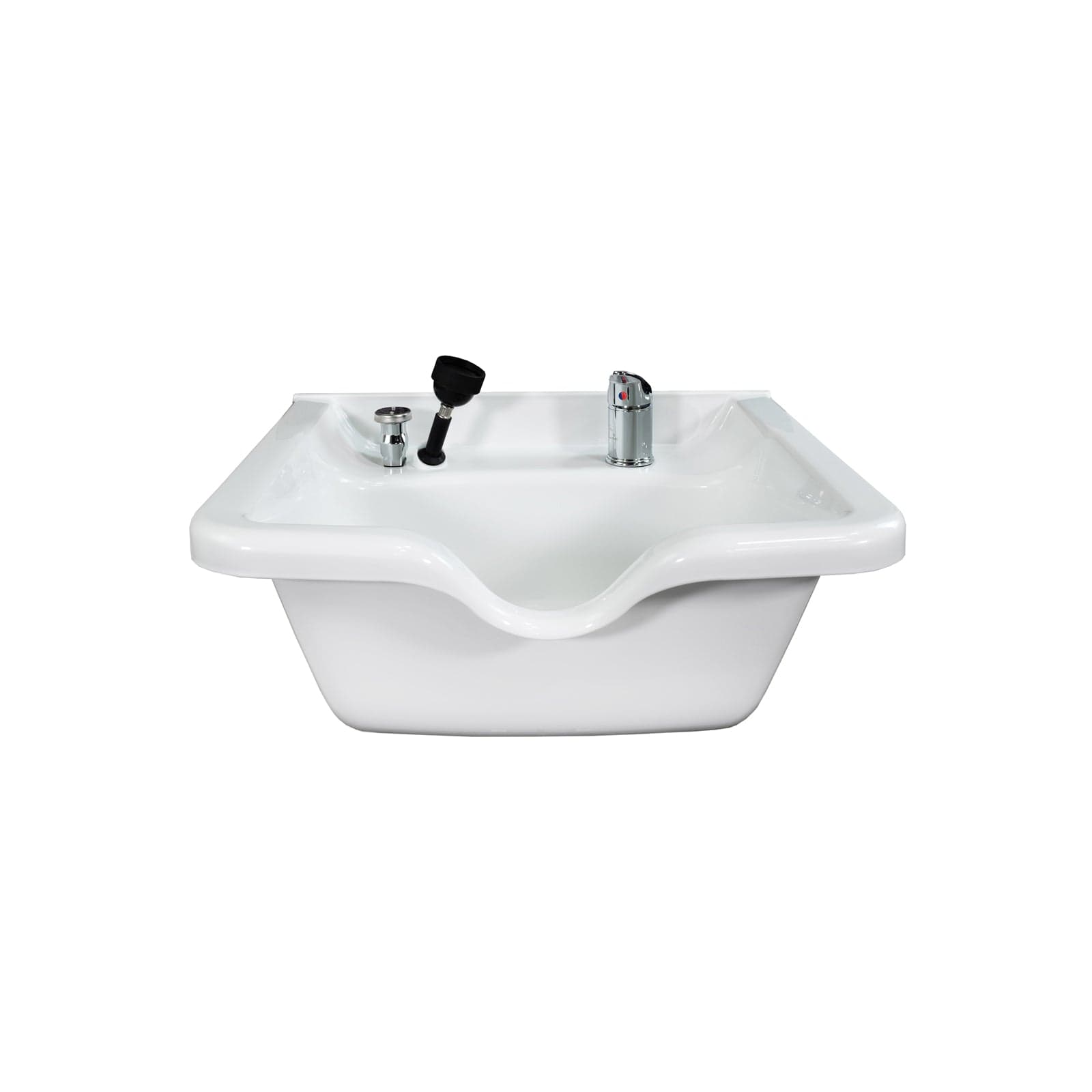 Camden Salon Shampoo Bowl with Faucet - UPC Certified Professional Hair Washing Basin for Salons & Spas - Perfect for Hair Styling, Coloring & Washing Services