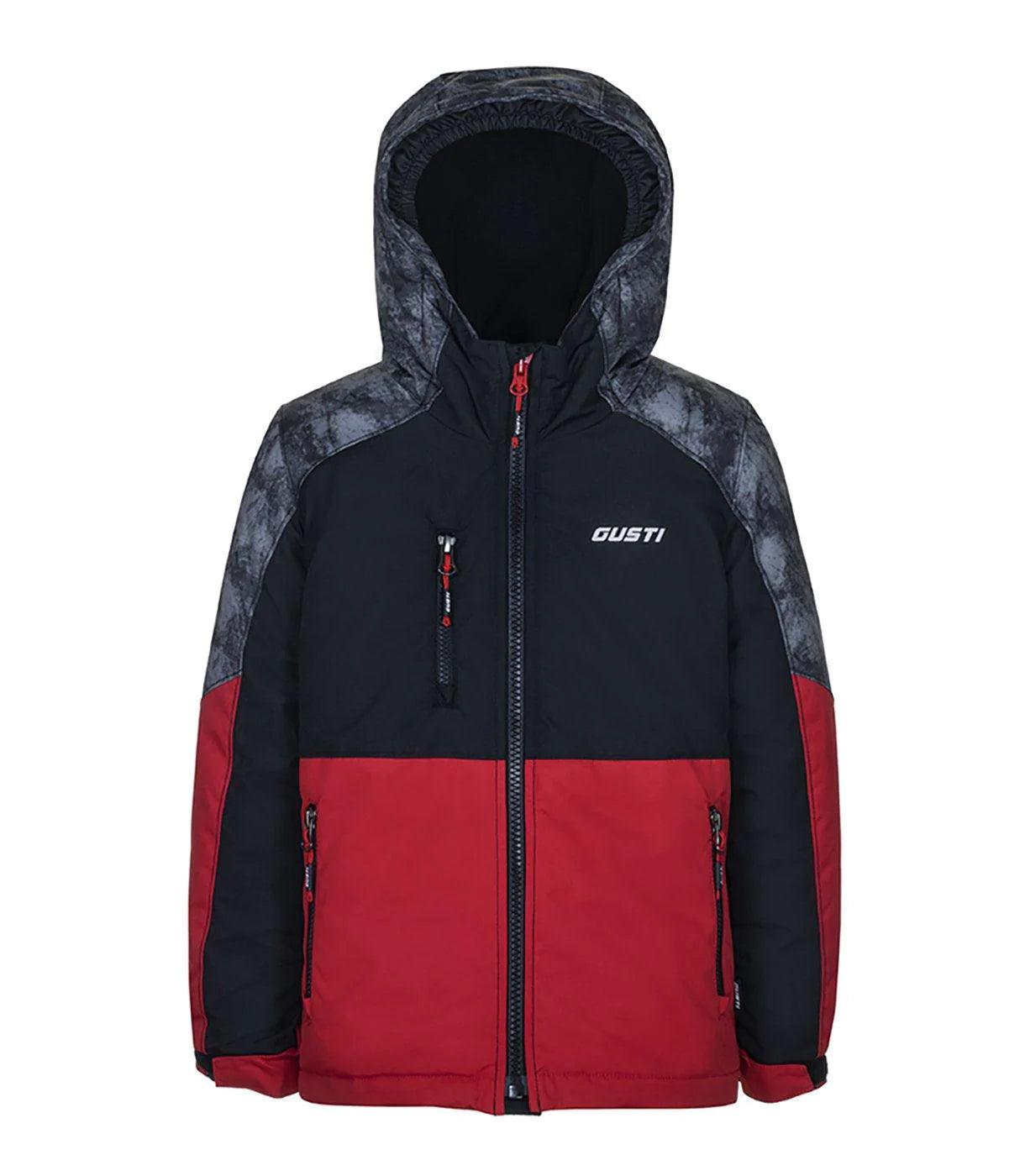 Gusti Lambert Winter Snowsuit for Kids - Warm & Waterproof Red Snow Suit for Boys & Girls - Perfect for Skiing, Snowboarding & Outdoor Winter Play