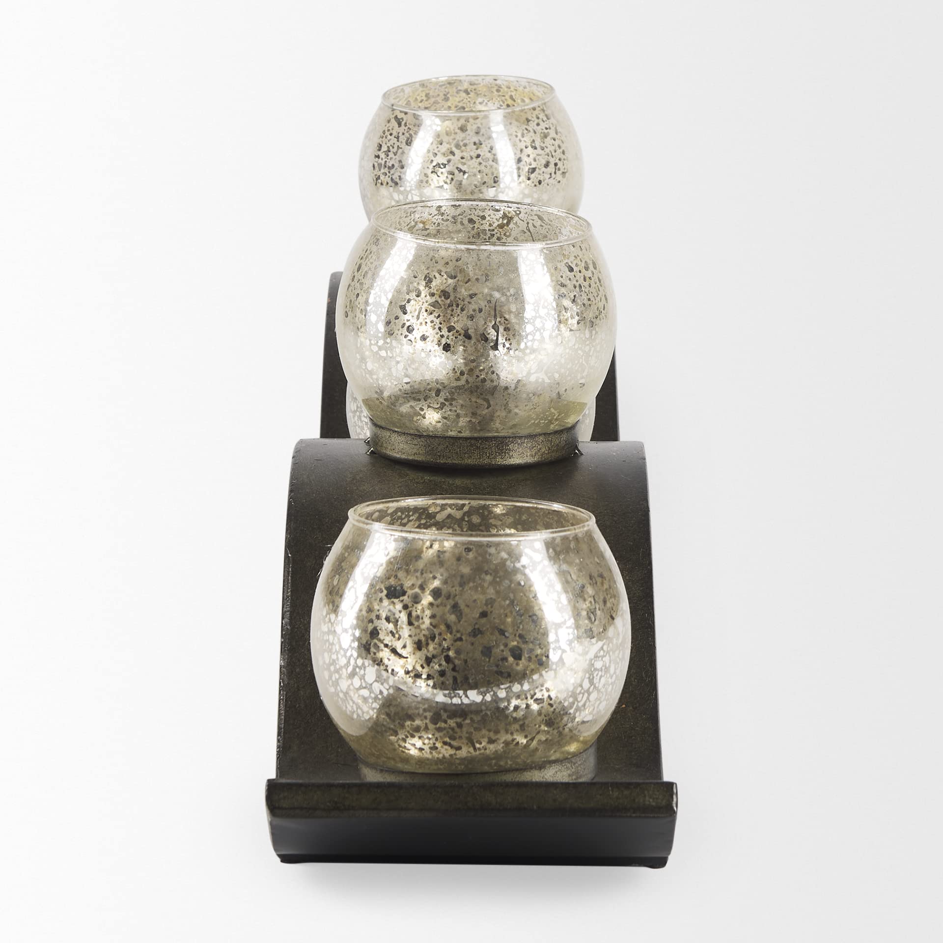 Mercana Luxury Candle Holder - Copper & Silver Finish - 37