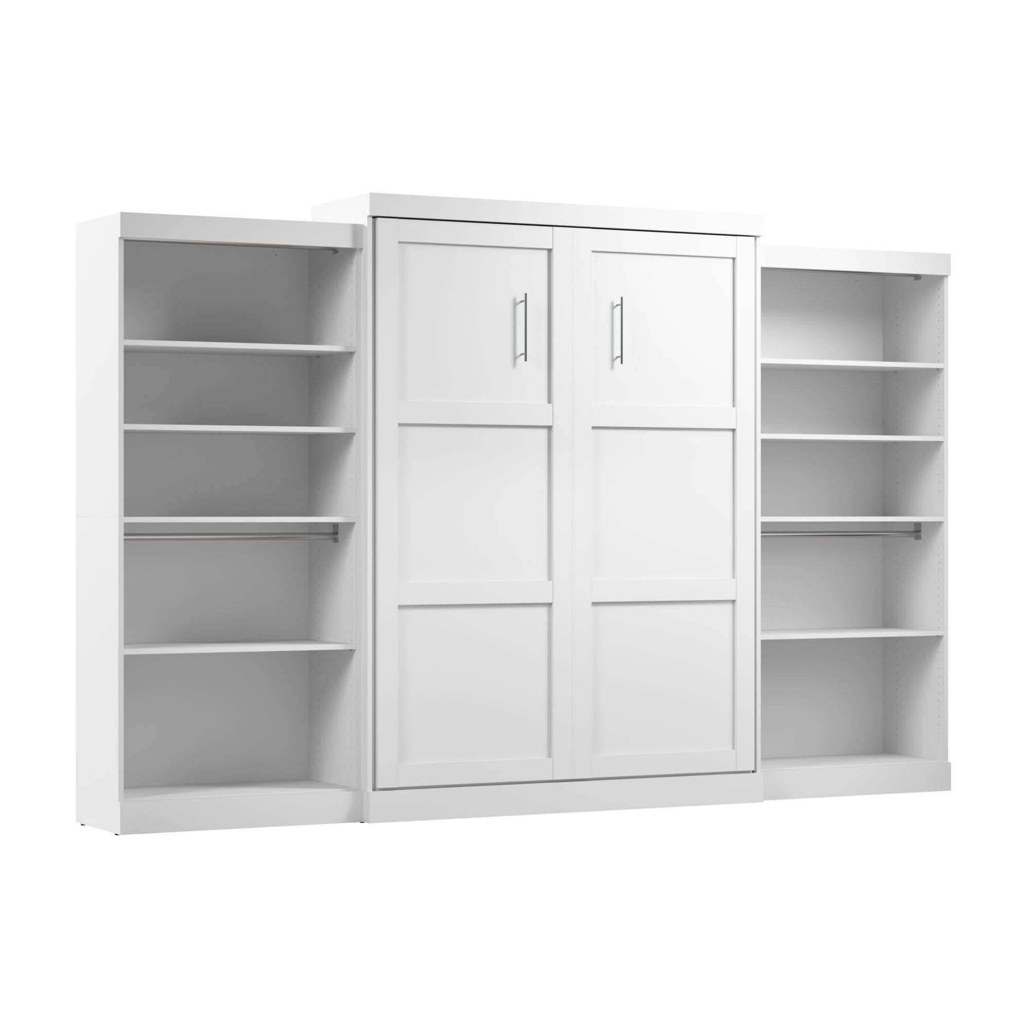 Pur Queen Murphy Wall Bed with 2 Storage Units - 136
