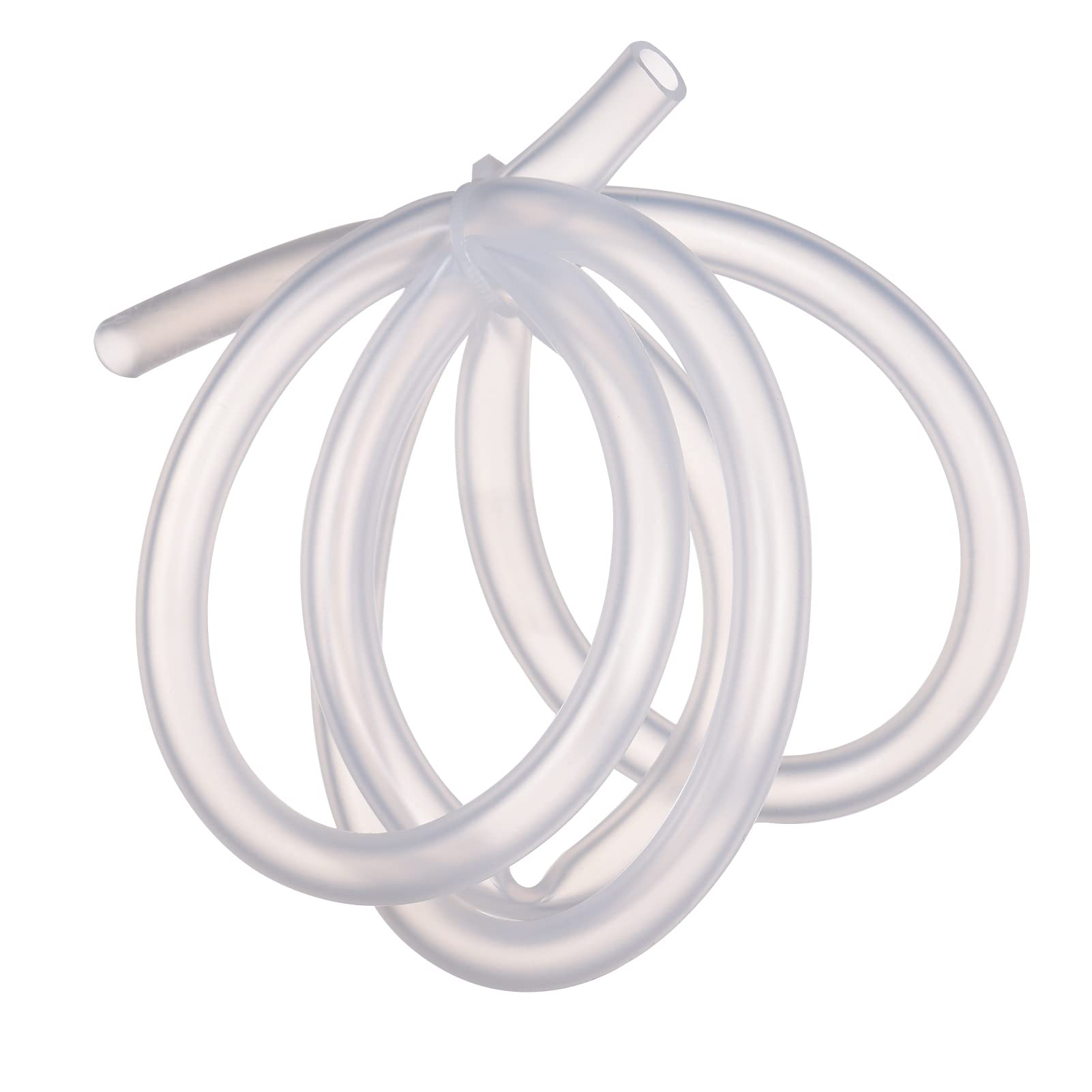 Food Grade Silicone Tubing - 6.4mm ID Peristaltic Pump Hose, Flexible Rubber Tube for Home Brewing Beer, Aquarium Air Pump, Liquid Transfer | Durable & Safe for Beverage, Medical & Lab Use