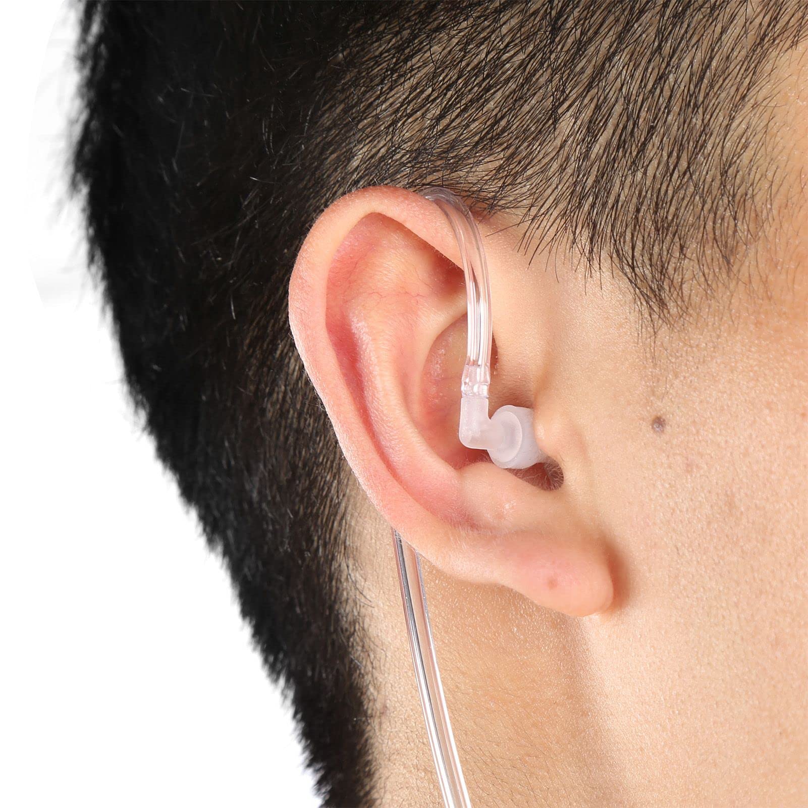 Premium Air Tube Headset for Samsung - Lightweight Ergonomic Design, Superior Sound Quality & Comfort - Perfect for Workouts, Gaming & Travel (White)