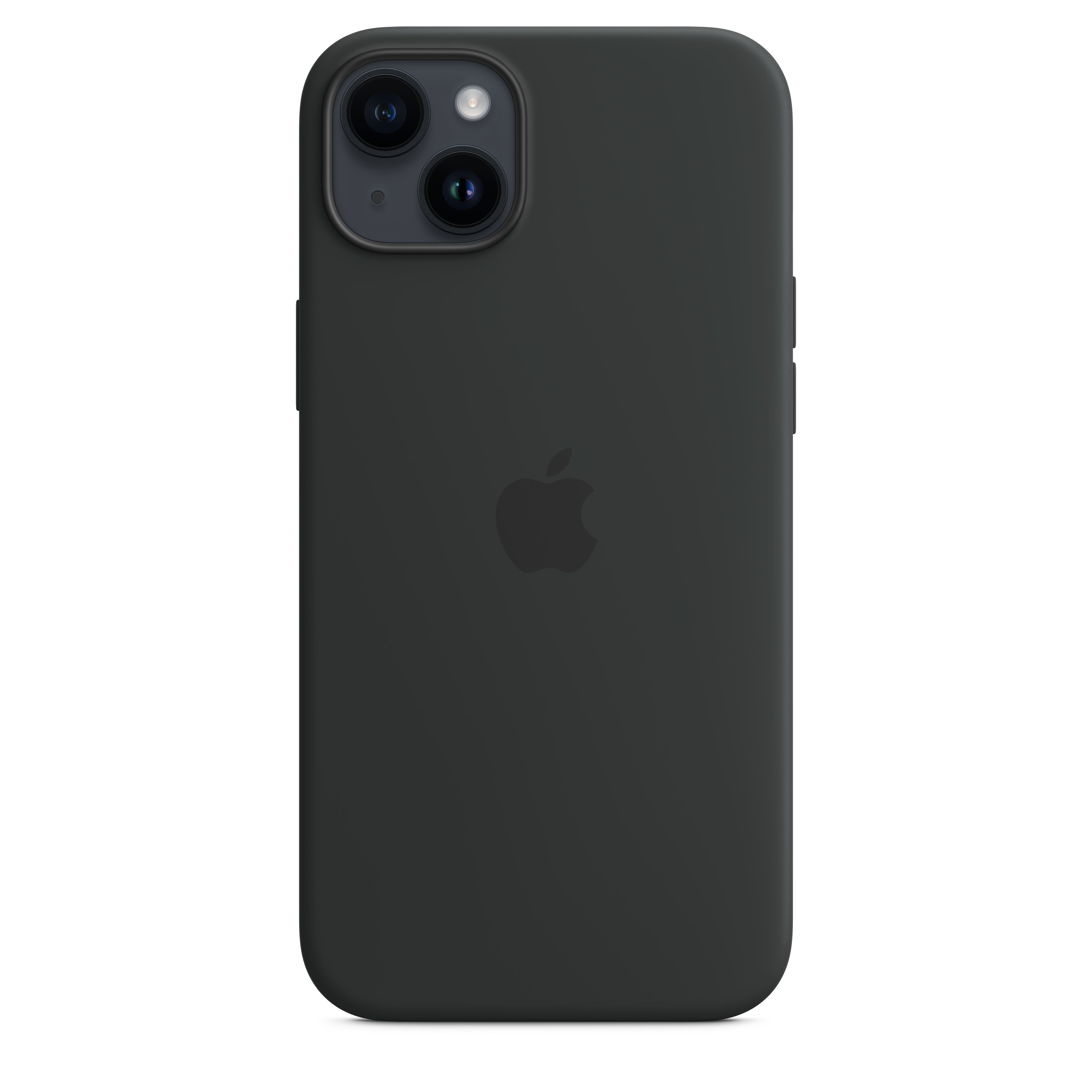 Magnetic Silicone Case for iPhone 14 Plus with MagSafe - Midnight Black | Slim Protective Cover for Everyday Use & Wireless Charging
