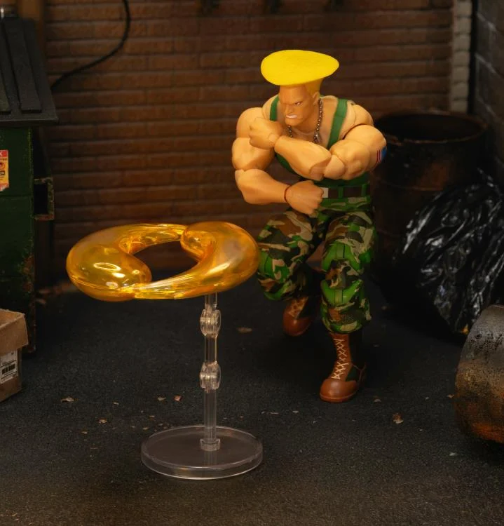 Jada Toys 1/12 Scale 6-Inch Street Fighter II Action Figures - Cammy, Dee Jay & Guile Collectible Figurines for Display, Gaming & Cosplay Inspiration