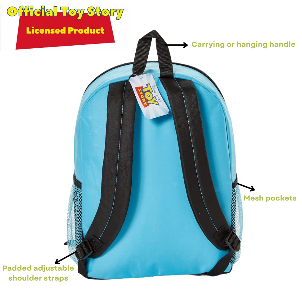 RALME Pixar Toy Story Kids Backpack Set - 16 Inch School Backpack with Lunch Bag & Water Bottle | Perfect for School, Travel & Disney Theme Park Adventures