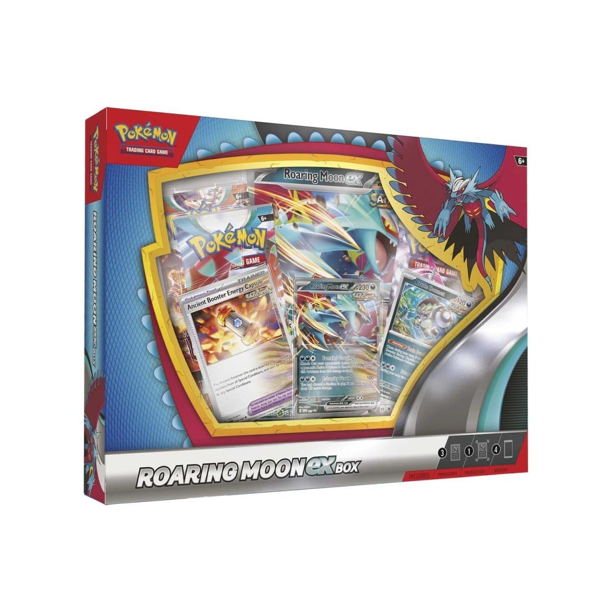 Pokemon TCG: Random Roaring Moon or Iron Valiant ex Box - Collectible Trading Card Game for Battles & Deck Building | Perfect for Pokemon Fans & TCG Players