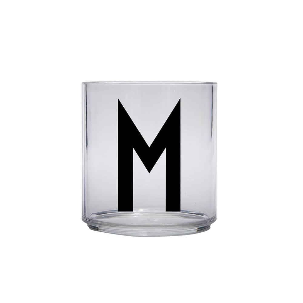 DESIGN LETTERS Kids Personal Drinking Glass - Drop Safe, BPA-Free, Letter Q - Perfect for School Lunch, Home, and Travel Use