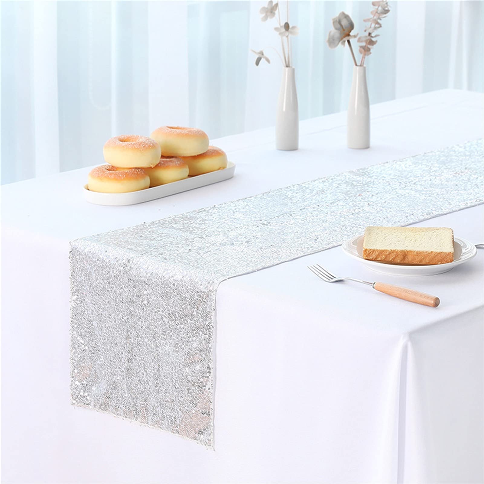 Liveinu Sequin Table Runner 12