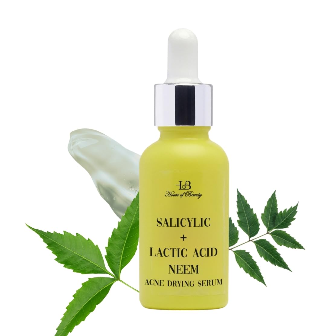 House of Beauty Acne Drying Serum - 30ml Fast-Acting Spot Treatment for Clear Skin | Perfect for Oily & Acne-Prone Skin | Day & Night Use