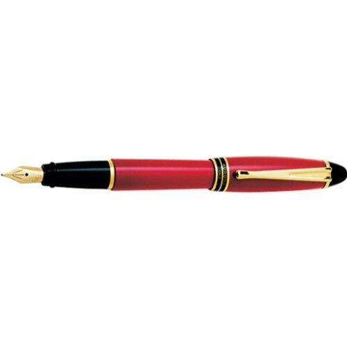 Premium Ipsilon Red Resin Fountain Pen with Medium Nib - Elegant Writing Instrument for Professionals, Calligraphy & Gift Giving