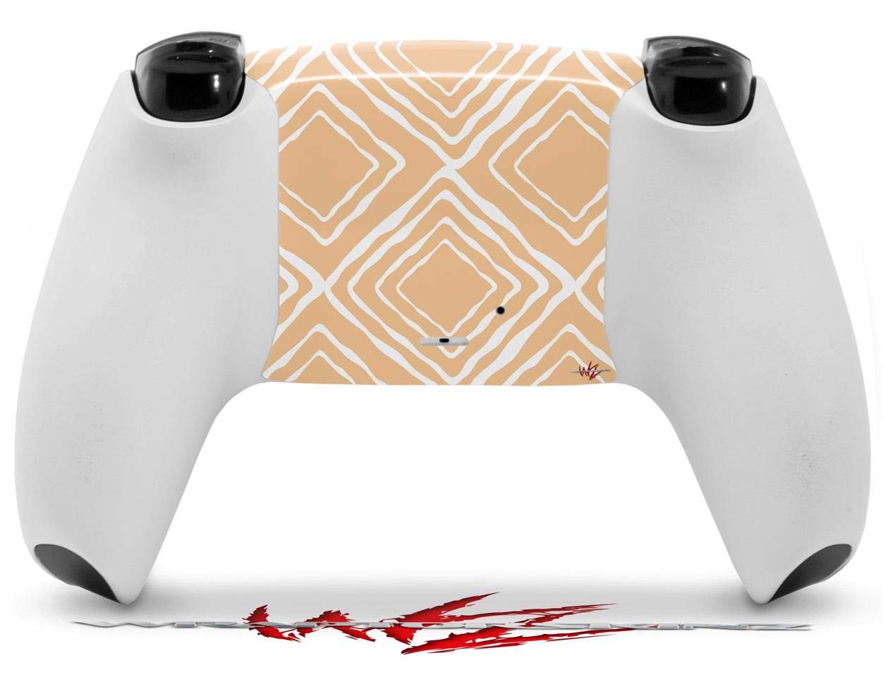 Sony PS5 DualSense Skin Wrap - Wavey Peach for Gaming Protection