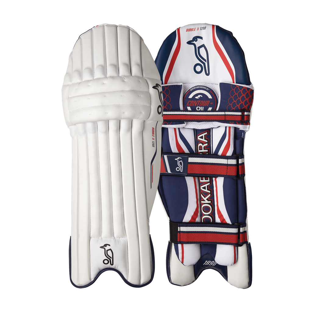 Kookaburra Bubble 1200 Left Hand Cricket Batting Pads - Lightweight Protection for Practice & Matches