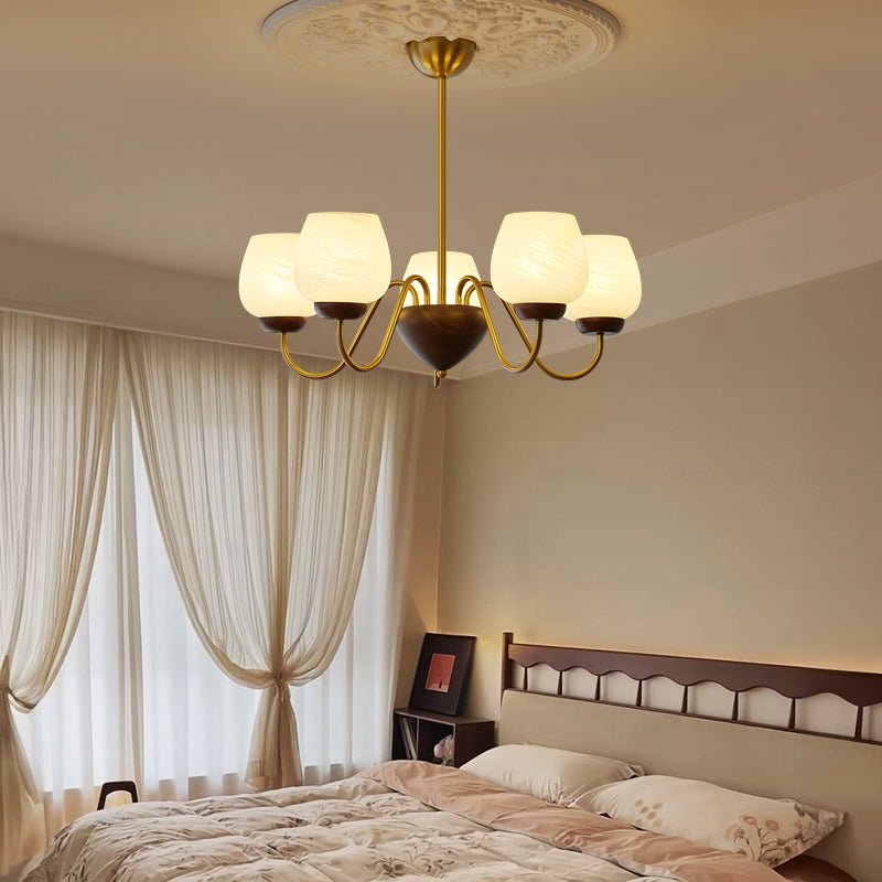 Aurorium Crystal Chandelier - Elegant Modern Ceiling Light Fixture for Dining Room, Living Room & Bedroom | Perfect for Home Decor, Wedding & Luxury Interior Design