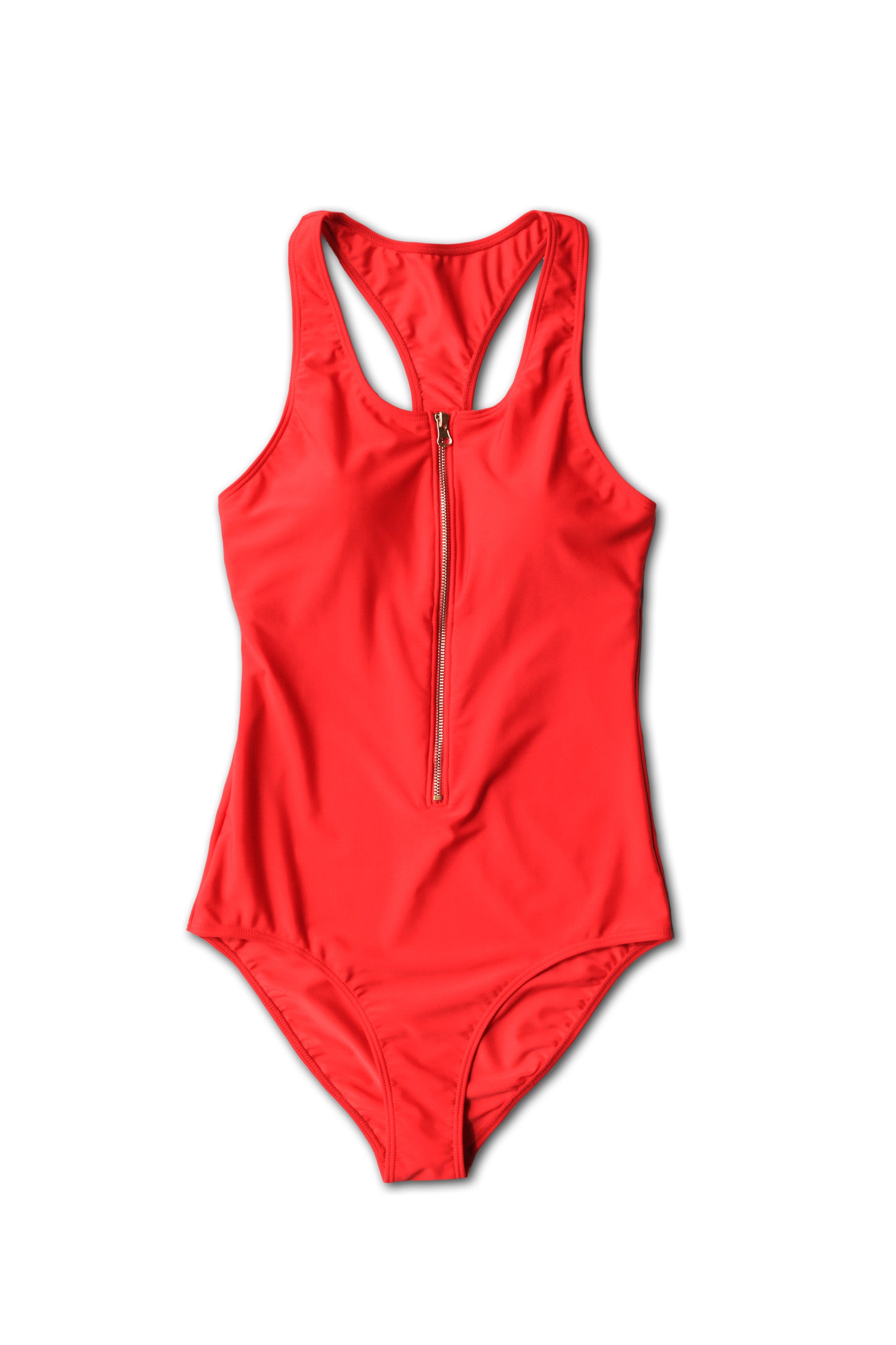 Jenna Zipper One Piece Swimsuit for Women - Sexy High Cut Bathing Suit with Adjustable Straps - Perfect for Beach, Pool & Vacation - $74