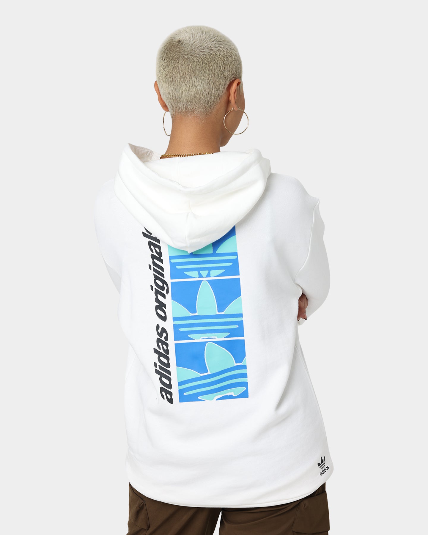 Adidas Yung Z Hoodie for Men - Core White Pullover Sweatshirt | Casual Streetwear for Everyday Comfort & Style