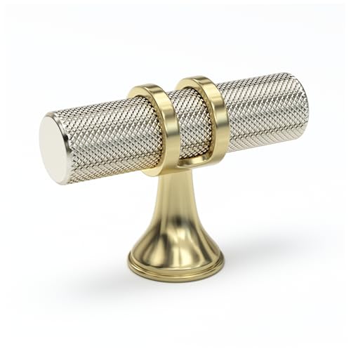Brushed Nickel & Gold