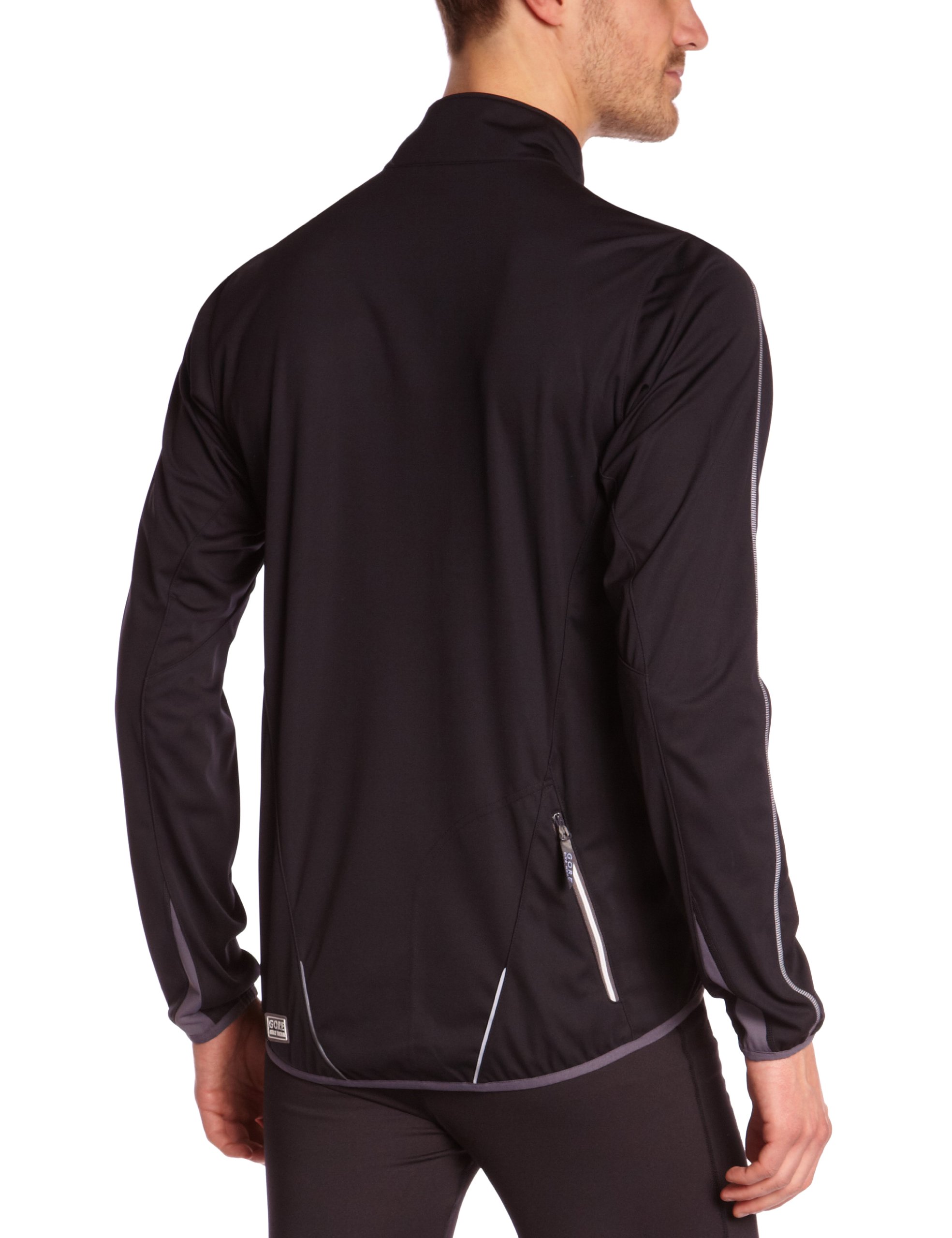 Gore Bike Wear Men's Countdown WindStopper Lightweight Cycling Jacket - Waterproof, Breathable, Windproof Bike Jacket for Men - Black/Graphite Grey - XL - Perfect for Road Cycling, Mountain Biking & Outdoor Sports